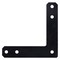 Hampton Hampton 12 in. H X 12 in. W X 3/16 in. D Black Steel Corner Plate 02-3411-405 - alternate 3